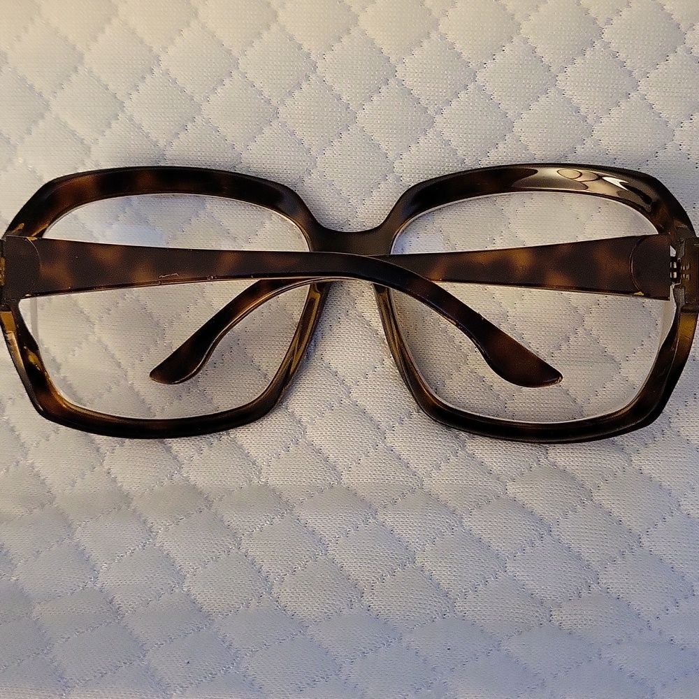 Gucci Black Tortoiseshell Crystal GG Logo Womens Glasses FRAMES ONLY - Picture 6 of 12